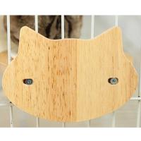 Cuenco de alimentación para mascotas colgante con Base de madera, diseño de suspensión, jaula fija para gatos, comederos de alimentos con forma de gato/oso, fácil limpieza - details 4