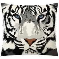 1 Funda De Almohada Con Diseño De Tigre De Animales, Funda De Lino nórdico Para Sofá De Sala De Estar - details 5