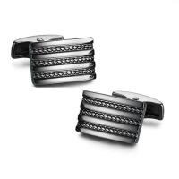 Gemelos esmaltados de latón negro de alta calidad para hombre, mancuernas de camisa francesa de estilo clásico, marca de moda, novedad de verano - details 14