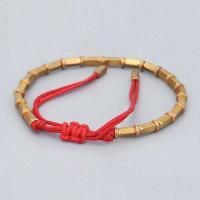 Pulseras protectoras de cuerda tejidas a mano para hombres y mujeres, cuentas de cobre, joyas negras, regalos de la suerte - details 1