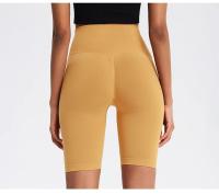 Shorts de Yoga sin Costuras de Cintura Alta Levantamiento de Glúteos de Melocotón - details 2