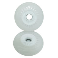 2 Piece Led Bright PU Inline Speed skate Flash rollers Rodas 100mm 110mm Scooter Roller Ruedas inline Skating wheels - details 12