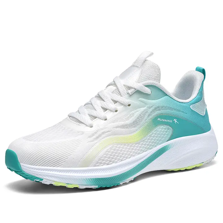 Zapatos deportivos de gran tamaño para hombre, suela suave de alta elasticidad, prueba PIESS, Atos laterales del cuerpo, Atillas para correr - 1