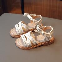 Sandalias de Verano para Niñas Zapatos de Princesa con Bordado de Flores Suela Suave - details 1