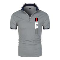 Polo con solapa estampada para hombre, Camiseta ajustada de manga corta, de negocios, informal, de alta calidad, a la moda, de v - details 10