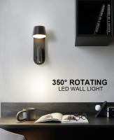 Lámpara de Pared LED 13W TOMAXIN con Foco Giratorio Diseño Sencillo y Moderno para Dormitorio Estudio Hotel Adecuada para Sala de Estar - details 0