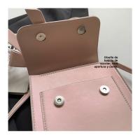 Mochila Premium sense para mujer, mochila informal con textura sólida de color, nueva moda 2025 - details 17