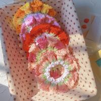 Flores Convallariae, gomas para el pelo de flores de ganchillo, elásticas, hechas a mano, tejidas, tocado de cuerda para el cabello, colorido, dulce, diario - details 6