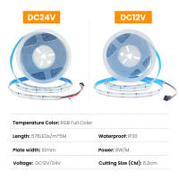 Tira de LED RGB de Alta Densidad GAHADA Control Remoto de 24 Teclas Luces Modernas con Efectos de Cambio de Color Iluminación y Decoración - details 2