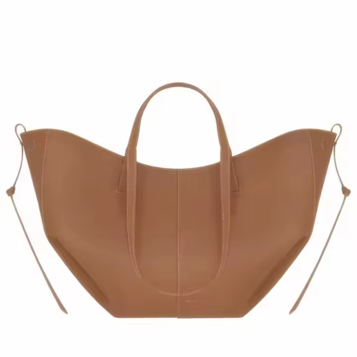Bolso de mano de color sólido para mujeres, material de cuero de vaca, bolso de axila, moda SO - 1