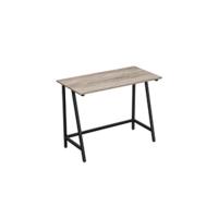 Mesa de Ordenador, con 2 Estante a la Izquierda o a la Derecha, para Oficina, Dormitorio, Estructura de Acero, Industrial, Greige y Negro LWD47MB - details 12