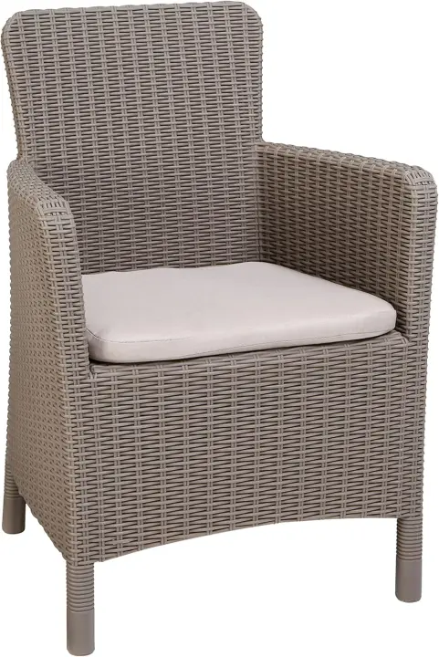 226454   Sillón de jardín, Capuchino, 60 x 63 x 85 cm - 1