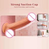 Leten Vibrador Telescópico Realista Pelota de 7/8 pulgadas con Estimulador Anal Grande para Mujeres - details 2