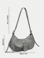 Señoras retro locomotora páramo viento multibolsa decoración de boca aceite artificial cera explosión de cuero - details 11