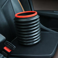 4L Foldable Car Multifunctional Telescopic Waste Bins Storage Bucket with Lid Portable Trash Can Household Kitchen Car Supplies - details 4