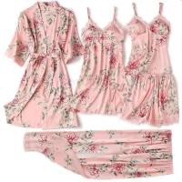 Conjunto de mujer y encaje, pijama de verano con pantalón, ropa casual para el hogar, bata estilo kimono, PJS - details 28