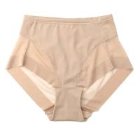 Ropa interior de mujer de cintura alta sin costuras con control abdominal, levantamiento de cadera, ropa interior invisible de seda helada - details 5