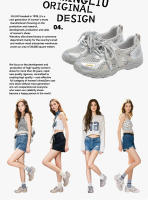 Verano nuevo cómodo y transpirable Forrest Gump zapatos mujer 2025 moda versátil casual zapatos de mujer plataforma deportes papá zapatos mujer - details 3