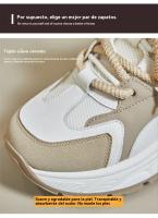 Zapatillas de Ocio para Mujer Primavera 2025 Estilo Coreano Versátil con Suela Gruesa y Transpirable para Estudiantes - details 7