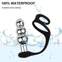 Leten Vibrador de 10 Velocidades Enchufable con Anillo Masajeador Prostatal de Control Remoto Inalámbrico Juguete Sensual para Hombres - details 5