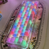 Tecla de seda transparente para teclado mecánico Cherry MX, perfil OEM, 130 teclas, incluida la espaciadora - details 3