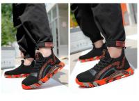 Zapatos de Trabajo Transpirables para Hombres  Zapatillas de Seguridad de Verano con Punta de Acero Antipunctura - details 22