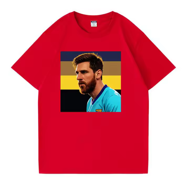 2025 Camiseta para hombre Camiseta negra pura 100% algodón Camisetas Messi blanco última novedad camiseta de fútbol Camiseta de fútbol - 1