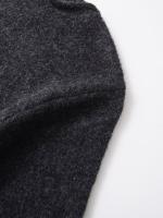 Mini vestidos de punto suave de manga corta con cuello redondo para mujer Vestidos casuales - details 4