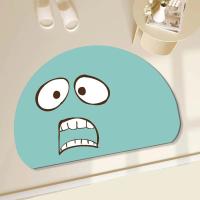 Alfombra para bañera, estera absorbente para baño súper absorbente, alfombrilla antideslizante de secado rápido para pies, alfombrilla divertida y gruesa para el hogar - details 5