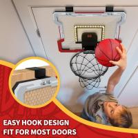 Mini Canasta de Baloncesto para Niños Tableros de Baloncesto con 3 Pelotas, Bomba, Iluminación, Puntuación Automática - details 1