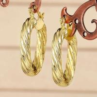 Patrón de tallado giratorio dorado para mujer serie Huitan-2025, pendientes redondos de moda, joyería de Metal multifuncional - details 18