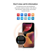 Reloj Inteligente con Pantalla Táctil Llamadas Bluetooth, Asistente de Voice, Modos Deportivos, Reproductor de Música, Pedómetro Para Niño y Madre - details 9
