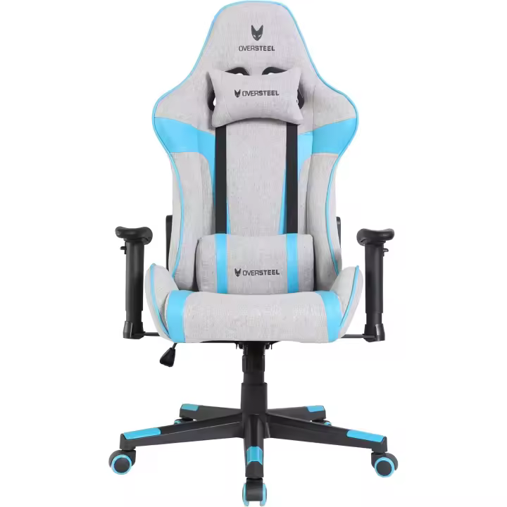 Silla Gaming Profesional Tela Transpirable, Reposabrazos 2D, Ajustable en Altura, Respaldo Reclinable 180º, Pistón Gas Clase 3, Hasta 120Kg, Color Negro - 1