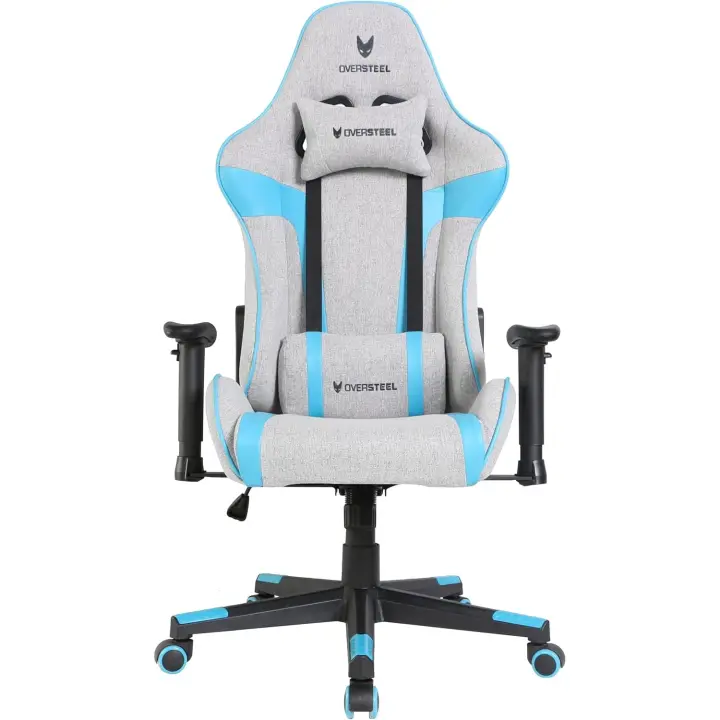 Silla Gaming Profesional Tela Transpirable, Reposabrazos 2D, Ajustable en Altura, Respaldo Reclinable 180º, Pistón Gas Clase 3, Hasta 120Kg, Color Negro - 1
