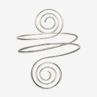 Brazalete Retro de Metal Punk en espiral para mujer y niña, joyería para brazo de serpiente con remolino de Egipto - details 11