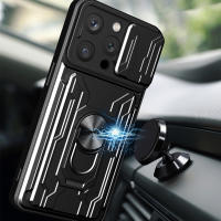 Funda con anillo de armadura para iPhone, soporte magnético, ranura para tarjeta, protección de cámara, 14, 13, 12 Pro, 11, XS, MAX, XR, X, SE, 2020, 2022, 8, 7 Plus - details 4