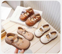 Zapatos de cuero de suela suave para niña, zapatos antideslizantes de princesa para niño, zapatos de flores bordadas para niño, zapatos Mary Jane informales versátiles de primavera - details 2