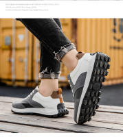 Zapatos Forrest Gump Cuero con Bloques de Color, Zapatos de Papá, Suelas de Plataforma Modernas para Hombre, Zapatos Que se Desván, Zapatos Deportivos Casuales Transpirables - details 15