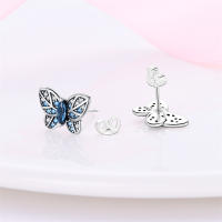 Pendientes de plata de ley 925 para mujer, aretes con forma de libélula y pájaro, joyería fina para boda, novedad - details 34
