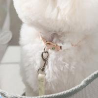 Bolso portátil de malla para cachorros y gatos, bolso de hombro suave y transpirable para cachorros, bolsas de viaje ligeras antiescape para mascotas - details 7
