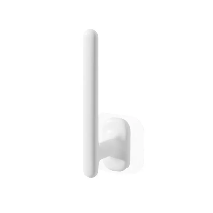 Ganchos para toallas estirables multifuncionales, soporte de papel, soporte ligero para toallas, estante de almacenamiento blanco para inodoro - 1