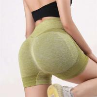 Pantalones cortos de entrenamiento de cintura alta para mujer, pantalones cortos para levantar el trasero, Yoga, gimnasio, pantalón corto para correr, ropa deportiva - details 9
