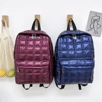 Mochila De algodón espacial para mujer, bolso de hombro de hilo de diseñador de diamantes, bolso escolar de gran capacidad, nueva moda coreana - details 20