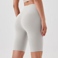Hamidou-pantalones cortos de Yoga para mujer, mallas deportivas transpirables, de cintura alta, para entrenamiento y gimnasio - details 22