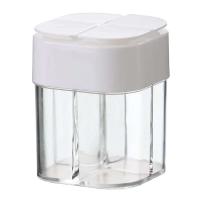 Dispensador de plástico 4 en 1, recipiente con tapa sellada, mezclador de condimentos, caja de especias VIE y cocina para acampar - details 9