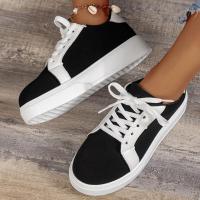 Zapatos deportivos con cordones para mujer, zapatillas planas informales para exteriores - details 5