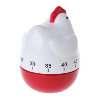 Temporizador Visual para niños, reloj Visual para cocinar huevos, manguera de reloj de arena en forma de pollo, adorable imán para hornear - details 7