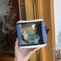 Bolsa de transporte portátil para pájaros, Mochila pequeña y ligera con correa ajustable, Ideal para viajes, entrenamiento y salidas - details 2