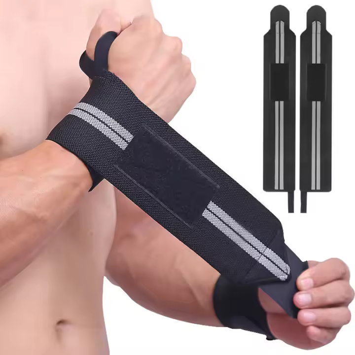 Muñequera profesional, muñequera para levantamiento de pesas y entrenamiento en gimnasio, 1 par Máxima comodidad - 1