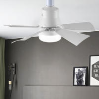 Ventilador de techo silencioso inteligente con función de atenuación remota, luz LED, E26, dormitorio, sala de estar - details 3
